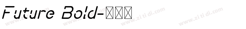 Future Bold字体转换